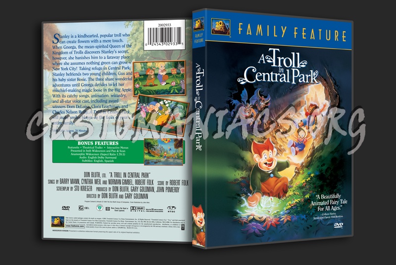 A Troll in Central Park dvd cover