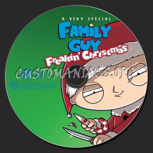 A Very Special Family Guy Freakin' Christmas dvd label