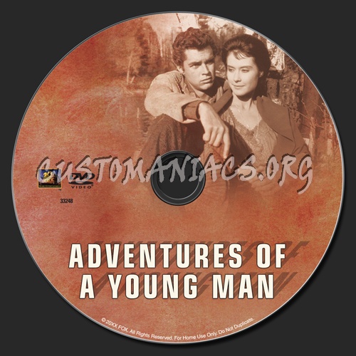 Adventures of a Young Man dvd label