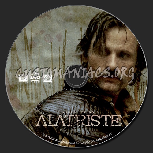 Alatriste dvd label