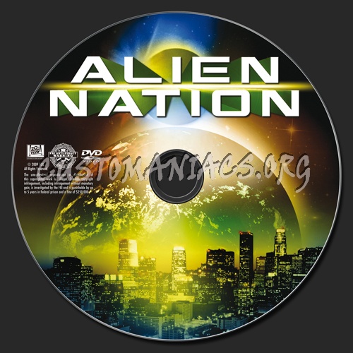 Alien Nation dvd label