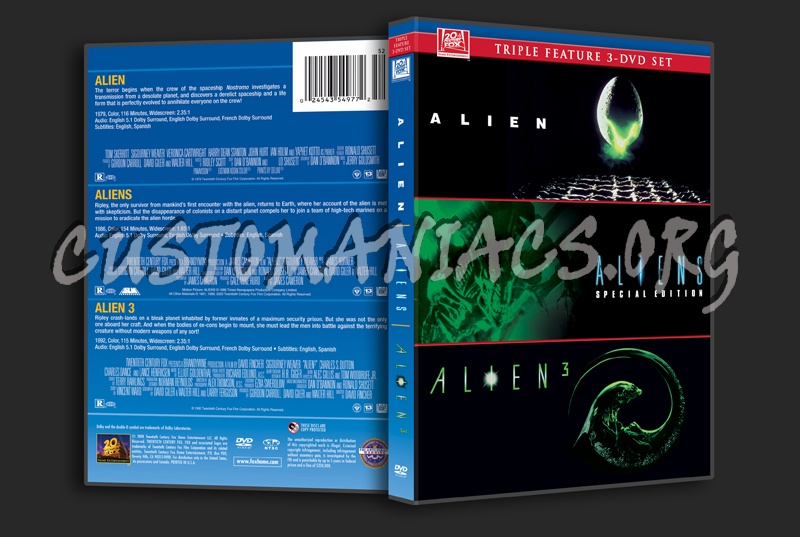 Alien trilogy dvd cover