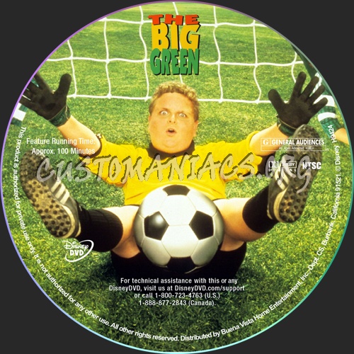 The Big Green dvd label