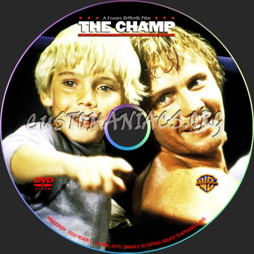 The Champ dvd label