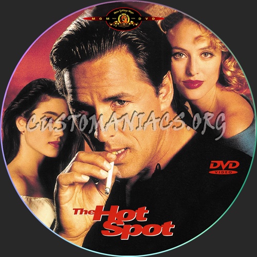The Hot Spot dvd label