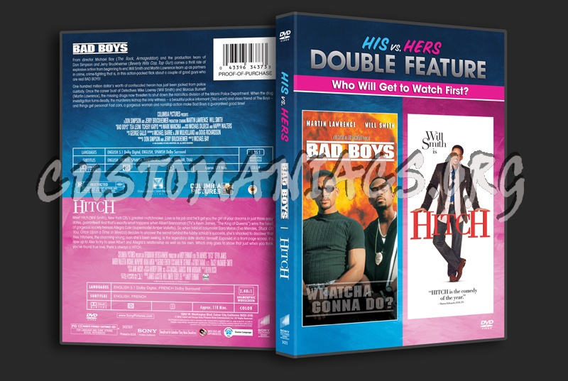 Bad Boys / Hitch dvd cover