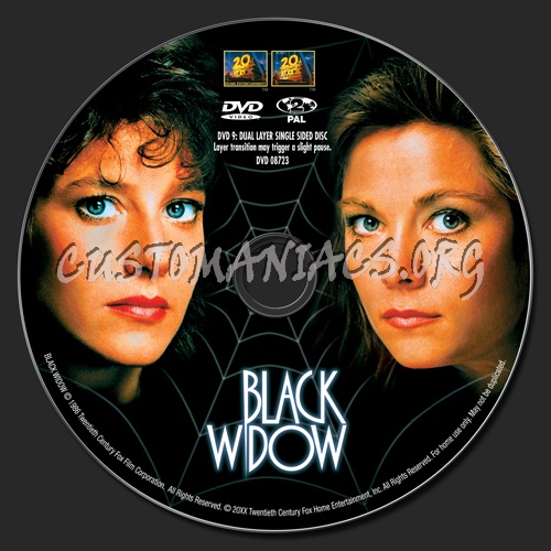 Black Widow dvd label