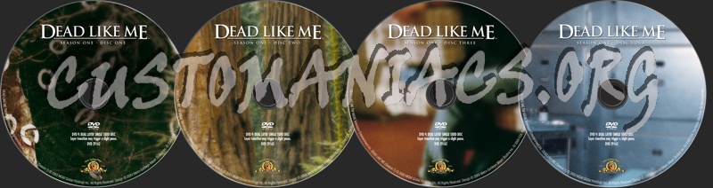 Dead Like Me Season 1 dvd label