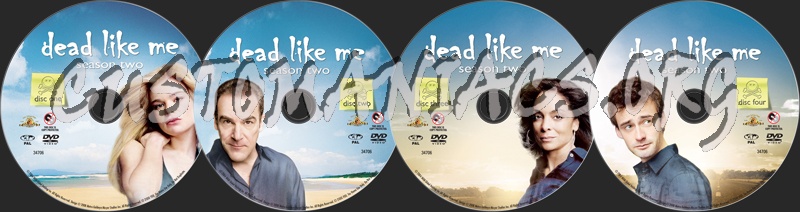 Dead Like Me Season 2 dvd label