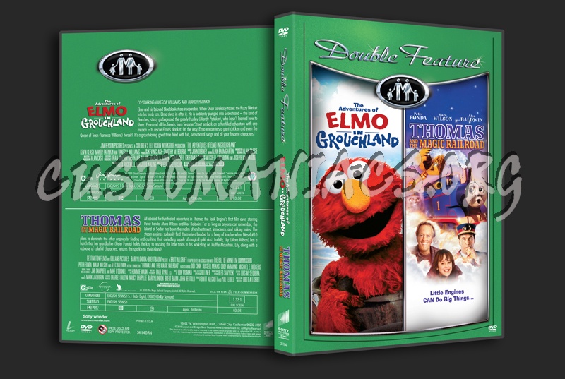 Elmo in Grouchland /  Thomas and the Magic Railroad dvd cover