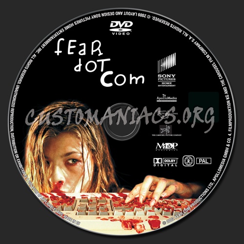 Fear dot Com (2002) dvd label