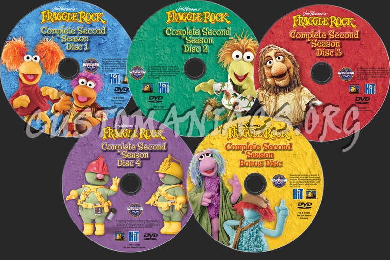 Fraggle Rock Season 2 dvd label
