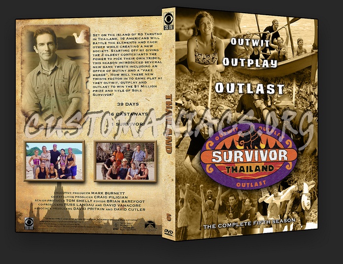Survivor Thailand - Season 5 dvd cover