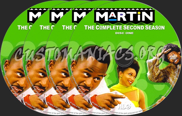 Martin Season 2 dvd label