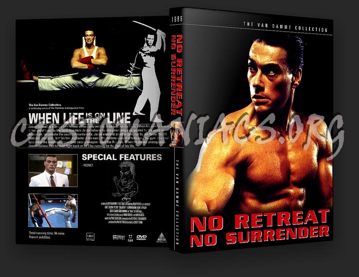 No Retreat No Surrender dvd cover