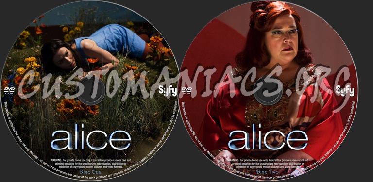 Alice dvd label