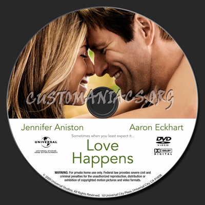 Love Happens dvd label