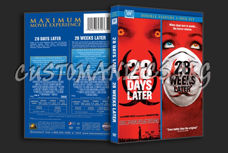28 Days Later / 28 Weeks Later dvd cover