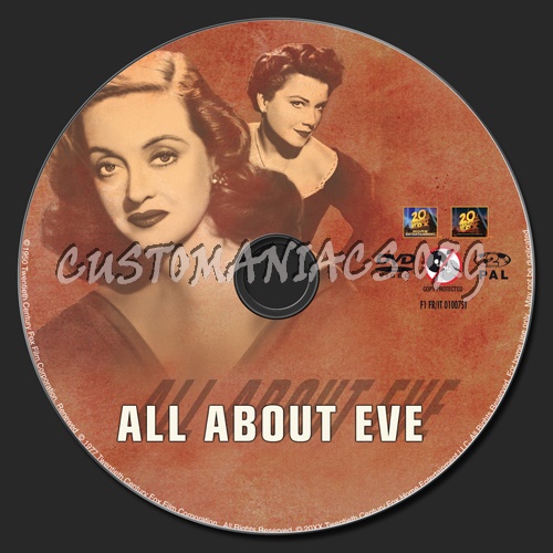 All About Eve dvd label
