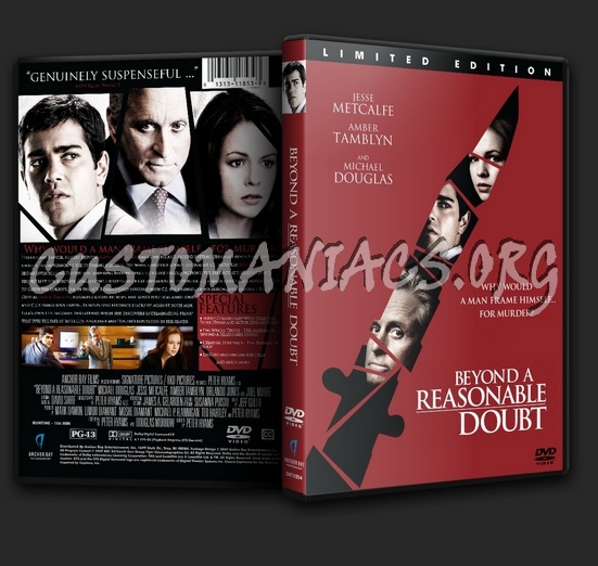 Beyond a Reasonable Doubt dvd cover