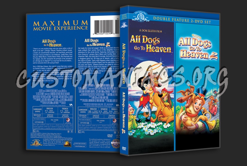 All Dogs Go to Heaven / All Dogs Go to Heaven 2 dvd cover
