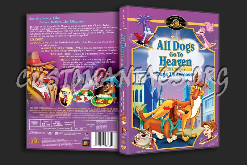 All Dogs Go to Heaven The Series: Dogs Undercover dvd cover