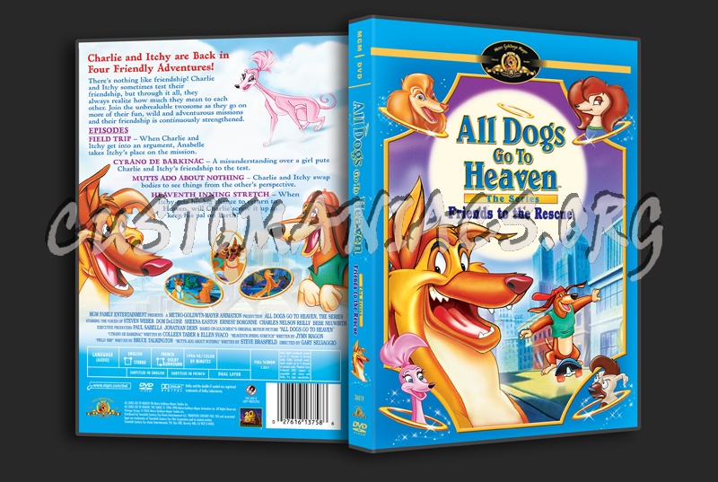 All Dogs Go to Heaven The Series: Friends to the Rescue dvd cover