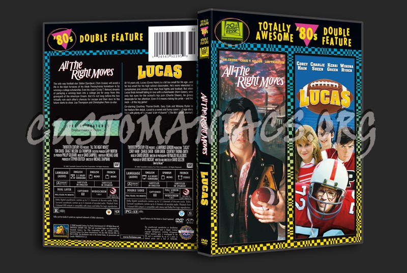 All the Right Moves  /  Lucas dvd cover