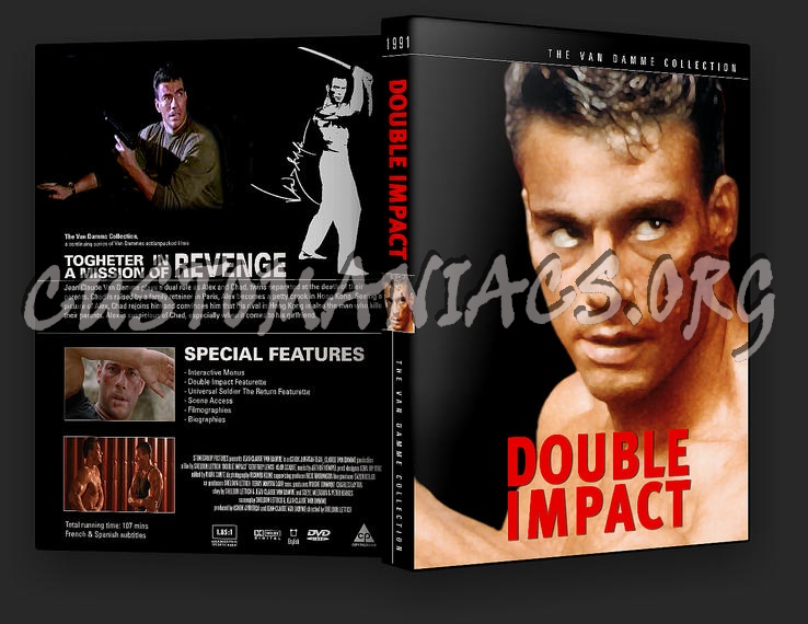 Double Impact dvd cover
