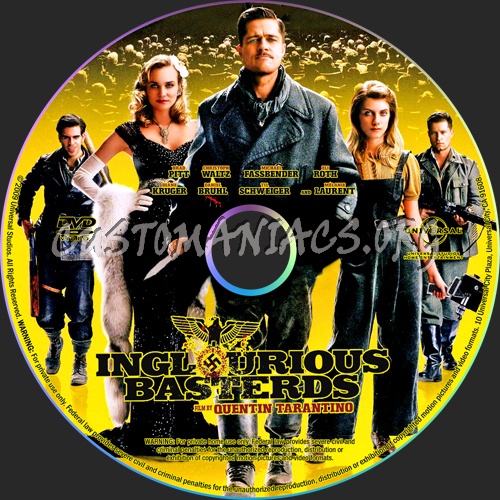 Inglourious Basterds dvd label