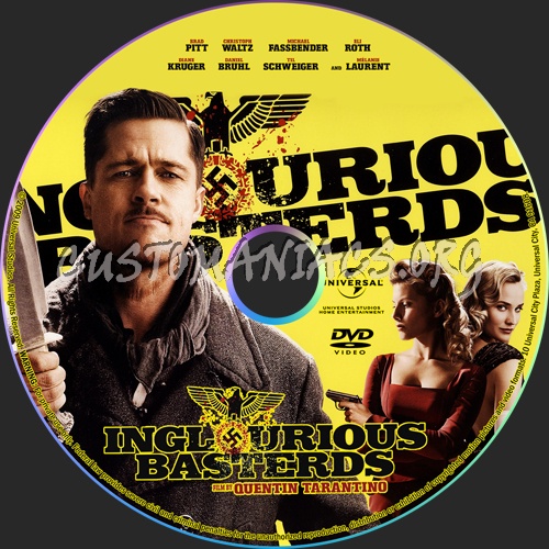 Inglourious Basterds dvd label