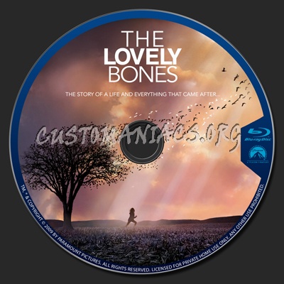 The Lovely Bones blu-ray label