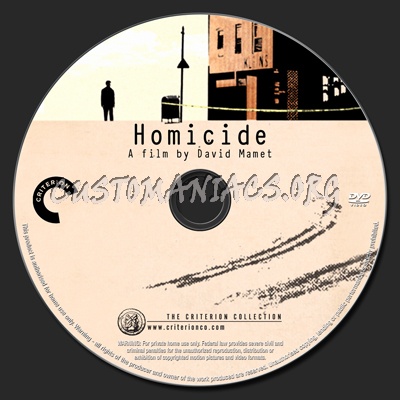 Homicide dvd label