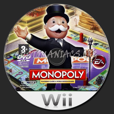 Monopoly dvd label