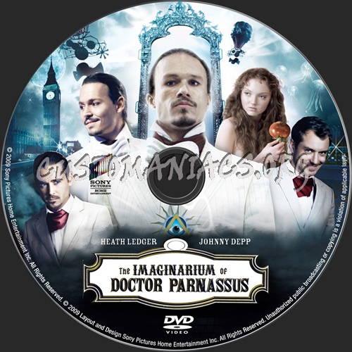 The Imaginarium of Doctor Parnassus dvd label