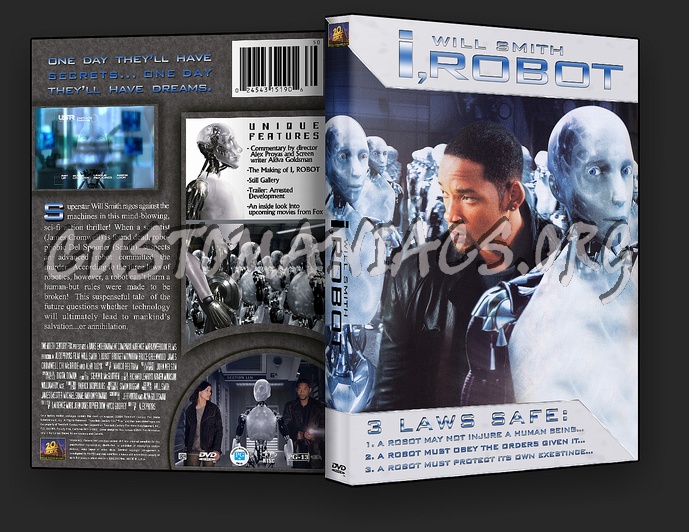I, Robot dvd cover