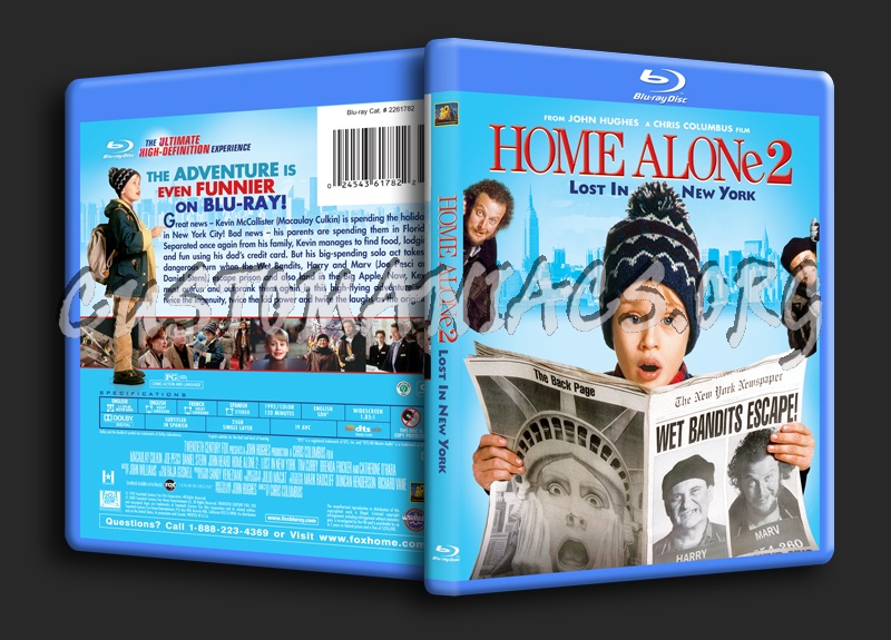 Home Alone 2: Lost in New York blu-ray cover