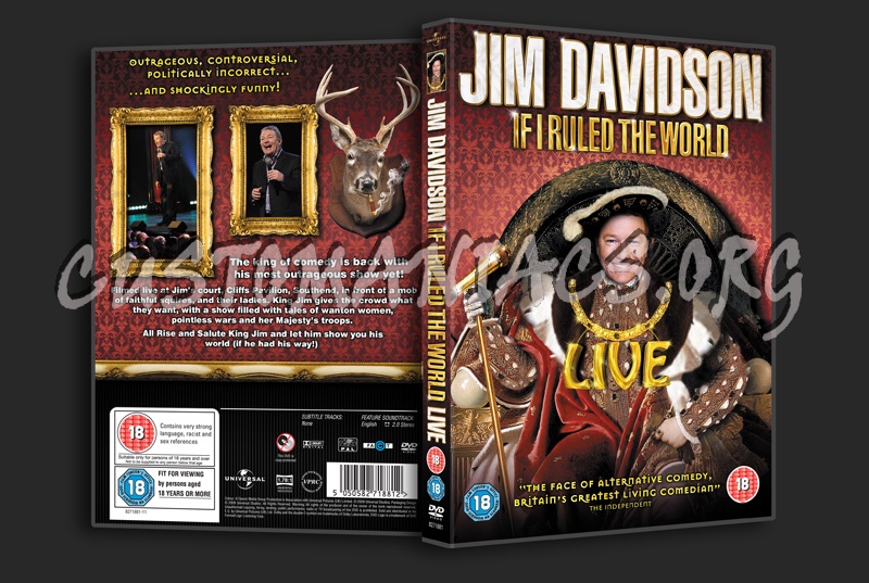 Jim Davidson: If I Ruled the World Live dvd cover