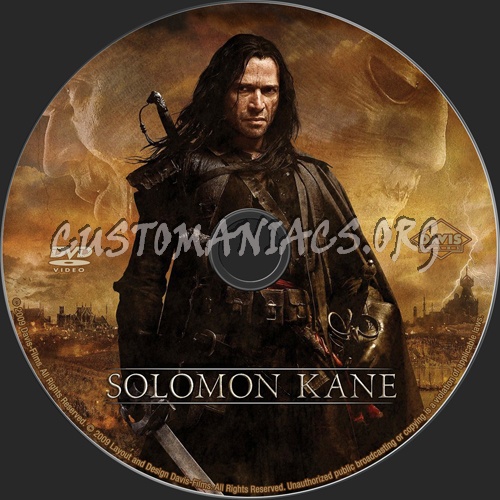 Solomon Kane dvd label