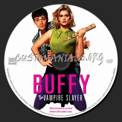Buffy the Vampire Slayer dvd label
