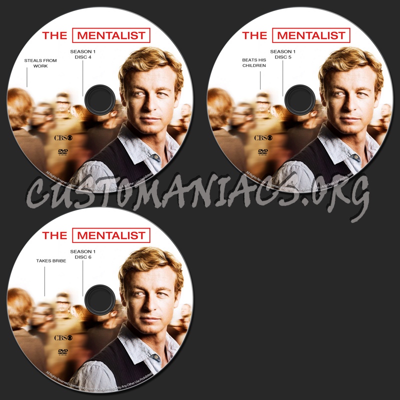 The Mentalist dvd label