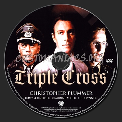 Triple Cross dvd label