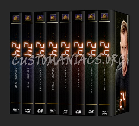 24 (Twenty Four) - TV Collection dvd cover