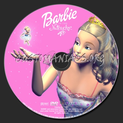 Barbie in the Nutcracker dvd label