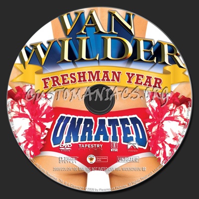 Van Wilder Freshman Year dvd label