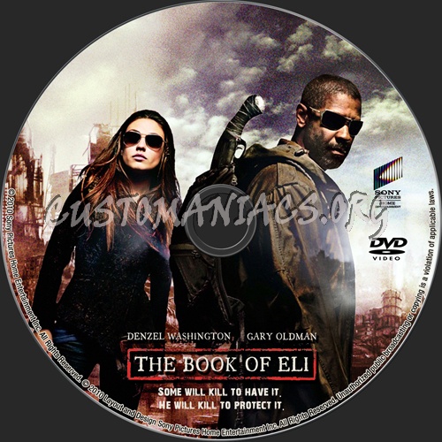The Book of Eli dvd label