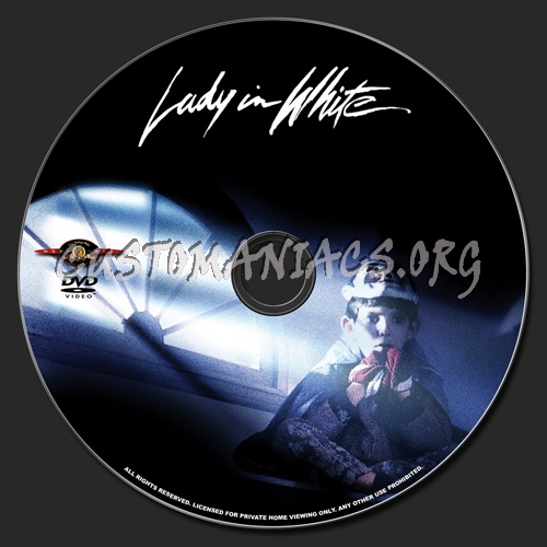 Lady in White dvd label
