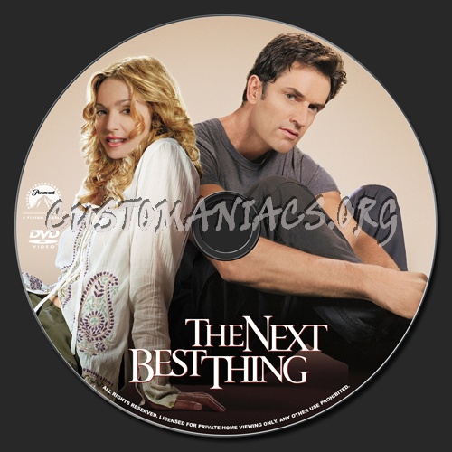 The Next Best Thing dvd label