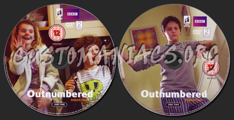 Outnumbered Series 2 dvd label