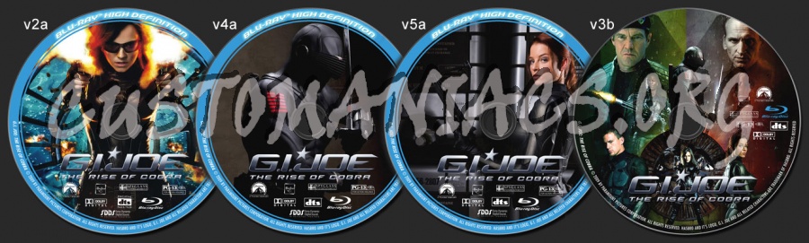 G.I. Joe: The Rise of Cobra blu-ray label